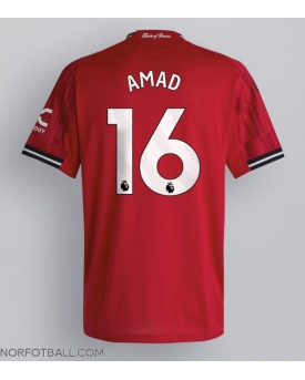 Billige Fotballdrakt Manchester United Amad Diallo #16 Replika Hjemmedrakt 2025-26 Kortermet Billige Fotballdrakt Manchester United Amad Diallo #16 Replika Hjemmedrakt 2025-26 Kortermet